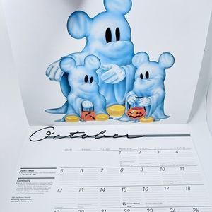 The Disney Channel 1986 National Marketing Campaign Calendar Fg6